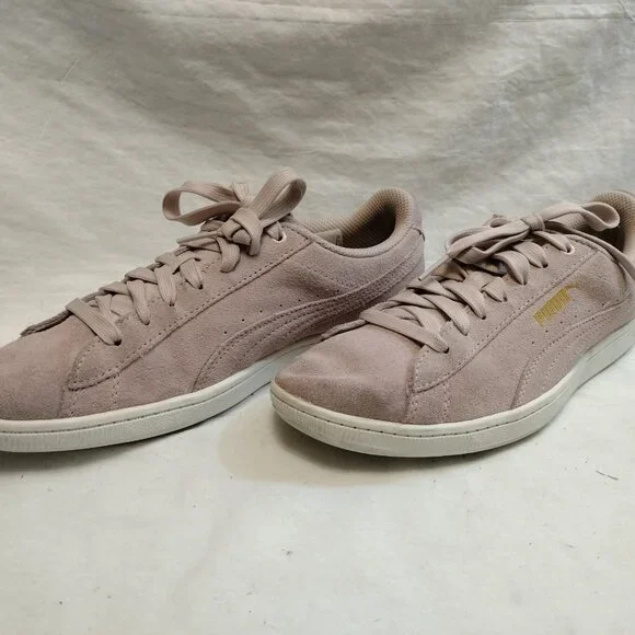 Puma Vikky AOS Sneakers, Pink Suede - Picture 4 of 9